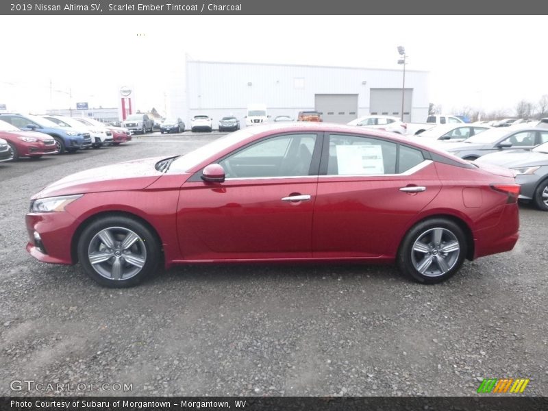 Scarlet Ember Tintcoat / Charcoal 2019 Nissan Altima SV