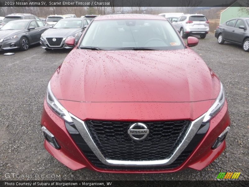 Scarlet Ember Tintcoat / Charcoal 2019 Nissan Altima SV