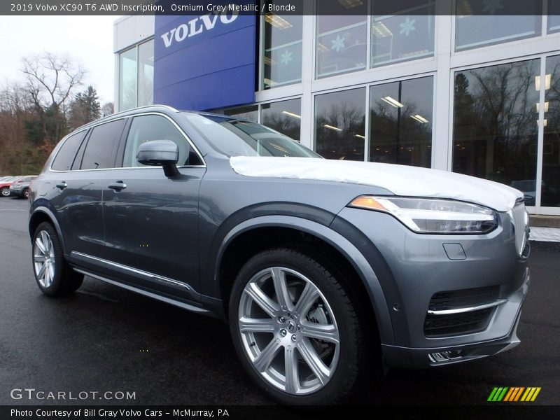 Osmium Grey Metallic / Blonde 2019 Volvo XC90 T6 AWD Inscription