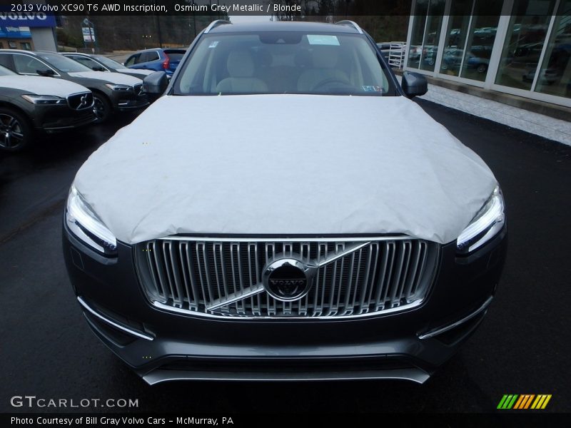 Osmium Grey Metallic / Blonde 2019 Volvo XC90 T6 AWD Inscription