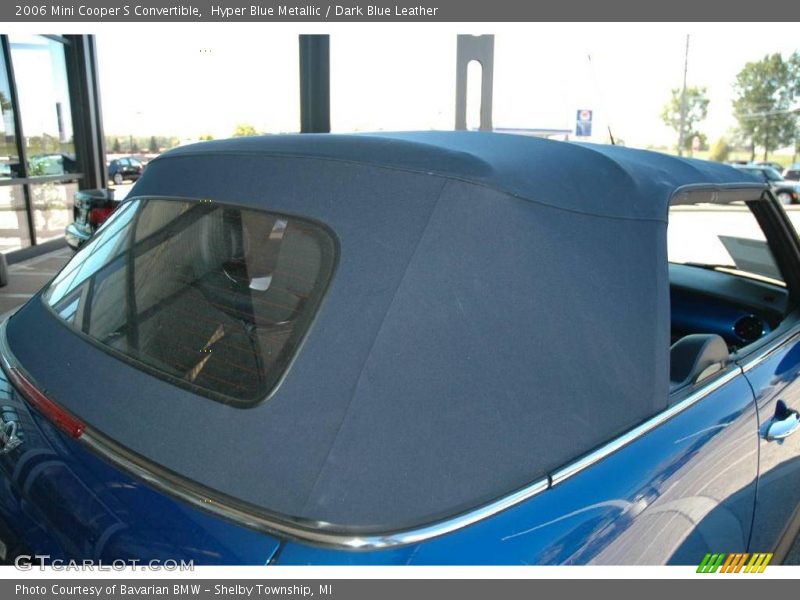 Hyper Blue Metallic / Dark Blue Leather 2006 Mini Cooper S Convertible