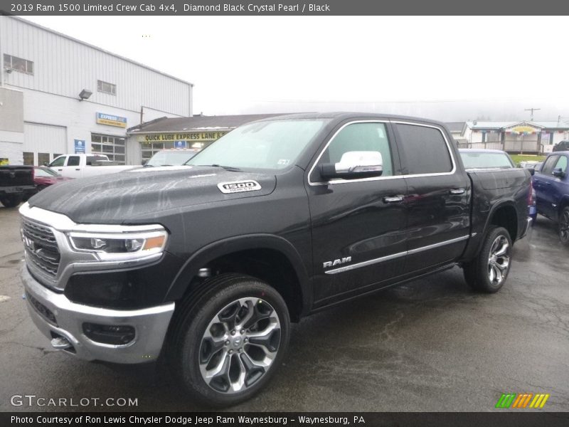 Diamond Black Crystal Pearl / Black 2019 Ram 1500 Limited Crew Cab 4x4