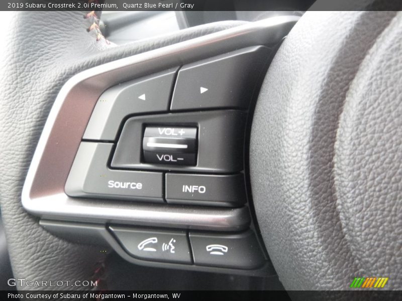 Quartz Blue Pearl / Gray 2019 Subaru Crosstrek 2.0i Premium