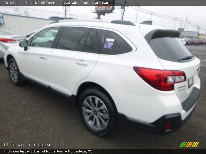 Crystal White Pearl / Java Brown 2019 Subaru Outback 3.6R Touring