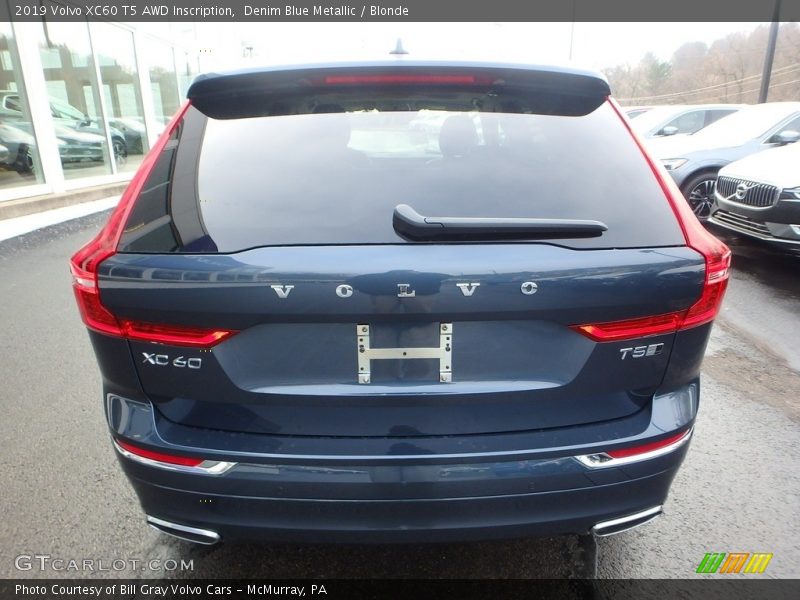 Denim Blue Metallic / Blonde 2019 Volvo XC60 T5 AWD Inscription