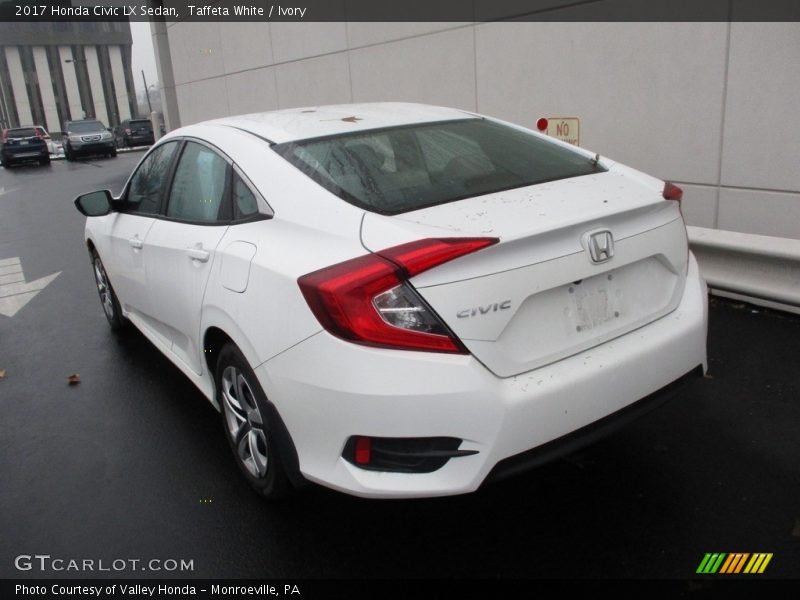 Taffeta White / Ivory 2017 Honda Civic LX Sedan