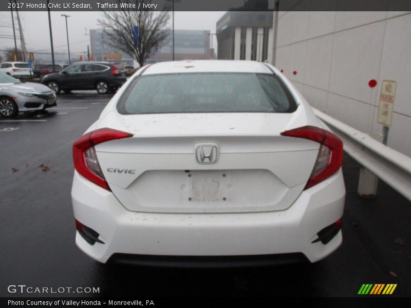 Taffeta White / Ivory 2017 Honda Civic LX Sedan