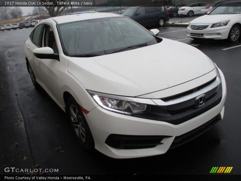 Taffeta White / Ivory 2017 Honda Civic LX Sedan