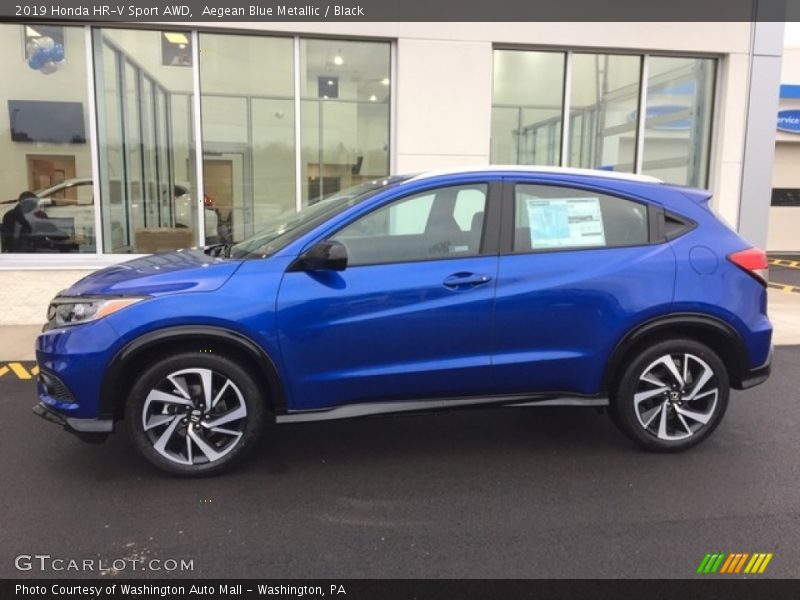  2019 HR-V Sport AWD Aegean Blue Metallic