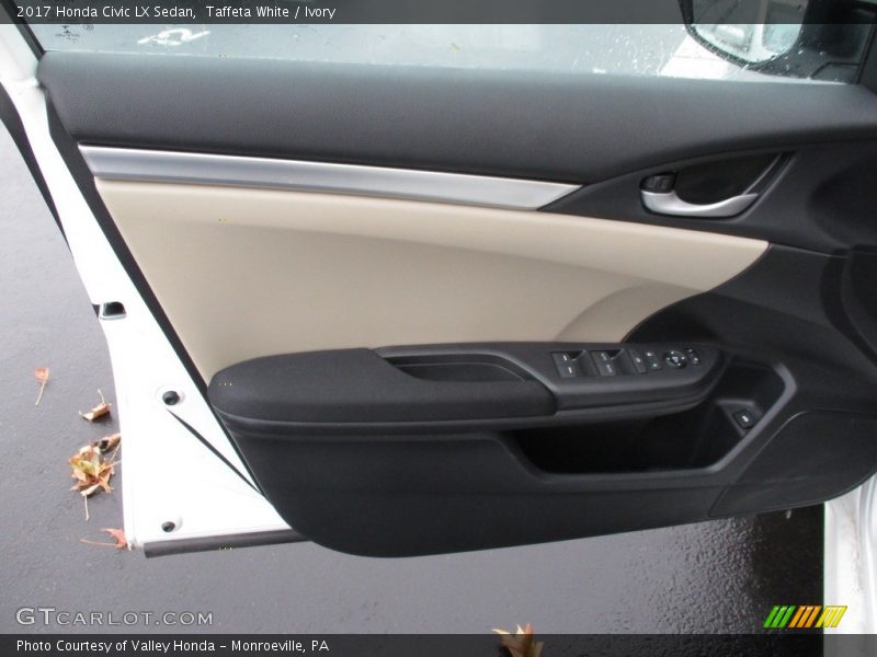 Taffeta White / Ivory 2017 Honda Civic LX Sedan