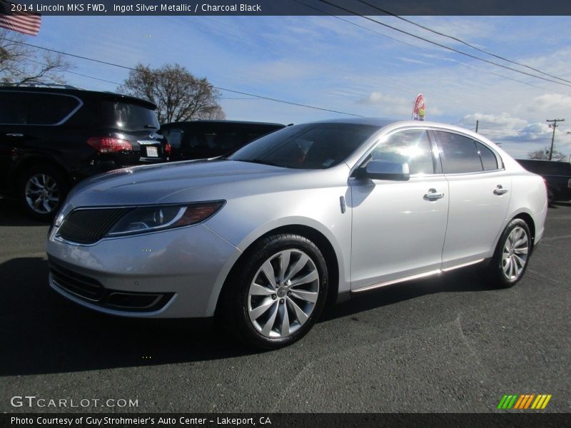 Ingot Silver Metallic / Charcoal Black 2014 Lincoln MKS FWD