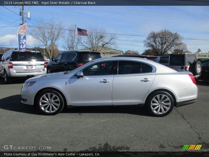 Ingot Silver Metallic / Charcoal Black 2014 Lincoln MKS FWD
