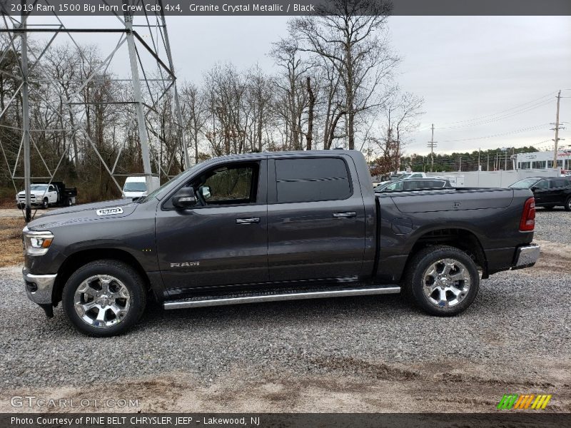 Granite Crystal Metallic / Black 2019 Ram 1500 Big Horn Crew Cab 4x4