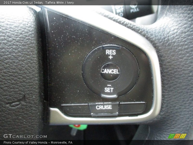 Taffeta White / Ivory 2017 Honda Civic LX Sedan