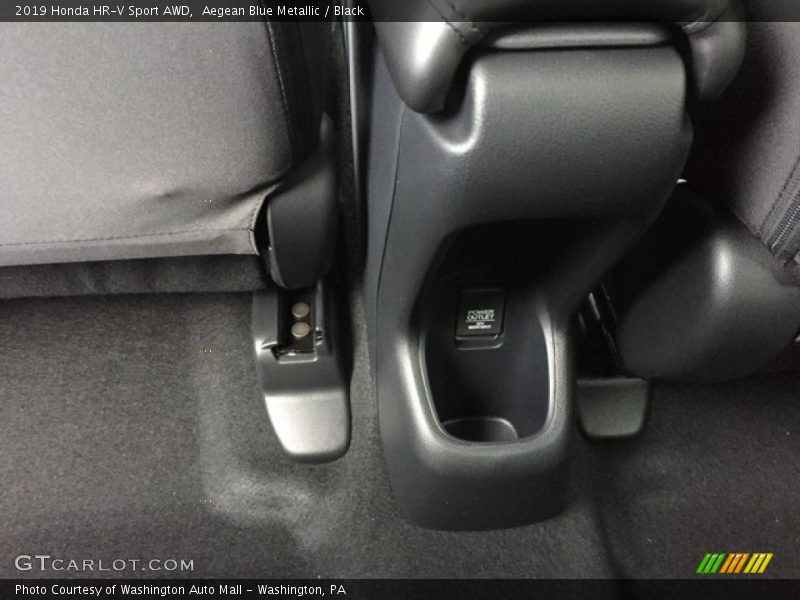 Aegean Blue Metallic / Black 2019 Honda HR-V Sport AWD