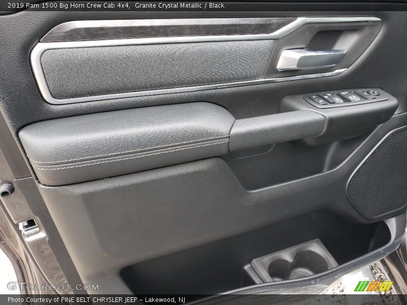 Granite Crystal Metallic / Black 2019 Ram 1500 Big Horn Crew Cab 4x4