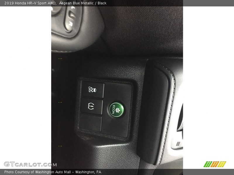 Aegean Blue Metallic / Black 2019 Honda HR-V Sport AWD