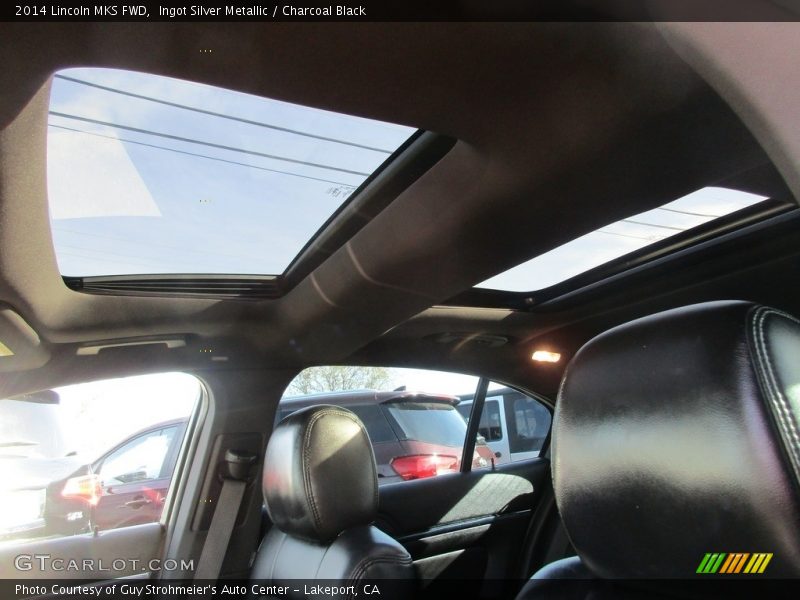 Ingot Silver Metallic / Charcoal Black 2014 Lincoln MKS FWD