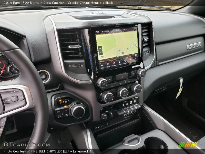 Granite Crystal Metallic / Black 2019 Ram 1500 Big Horn Crew Cab 4x4