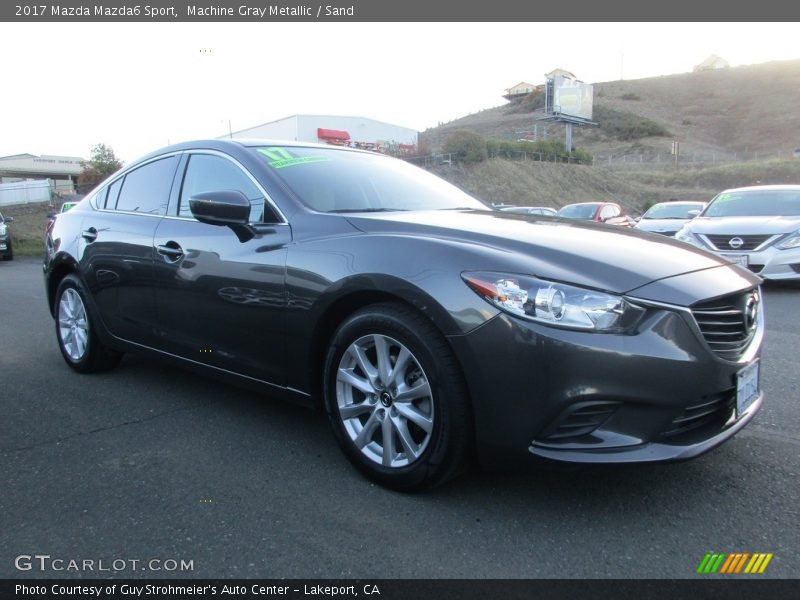 Machine Gray Metallic / Sand 2017 Mazda Mazda6 Sport