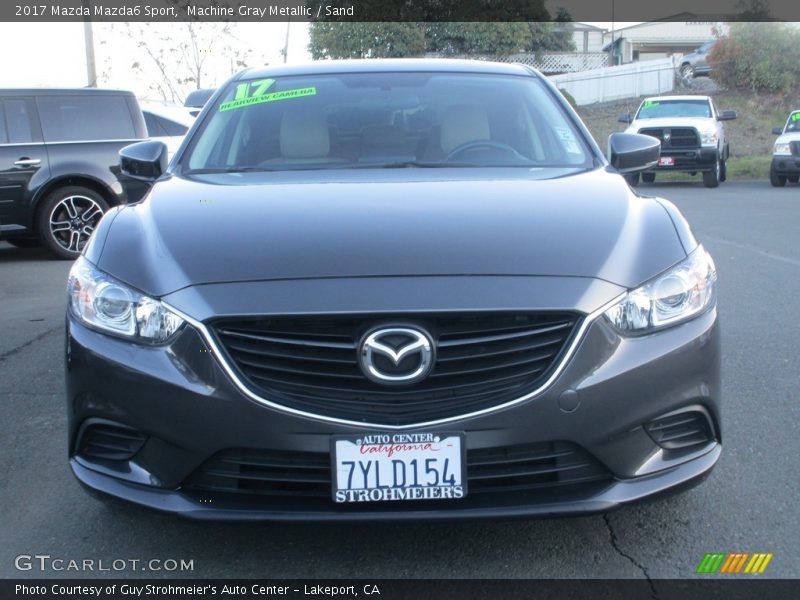 Machine Gray Metallic / Sand 2017 Mazda Mazda6 Sport