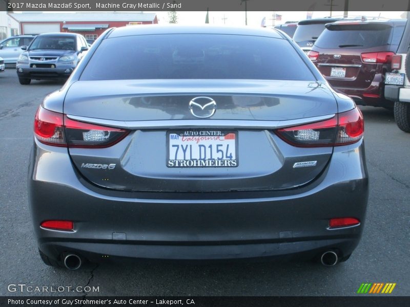 Machine Gray Metallic / Sand 2017 Mazda Mazda6 Sport