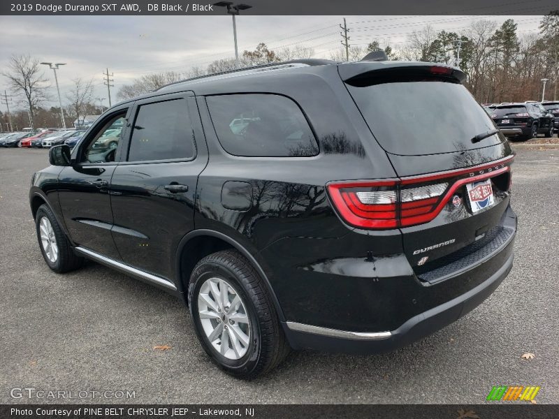 DB Black / Black 2019 Dodge Durango SXT AWD