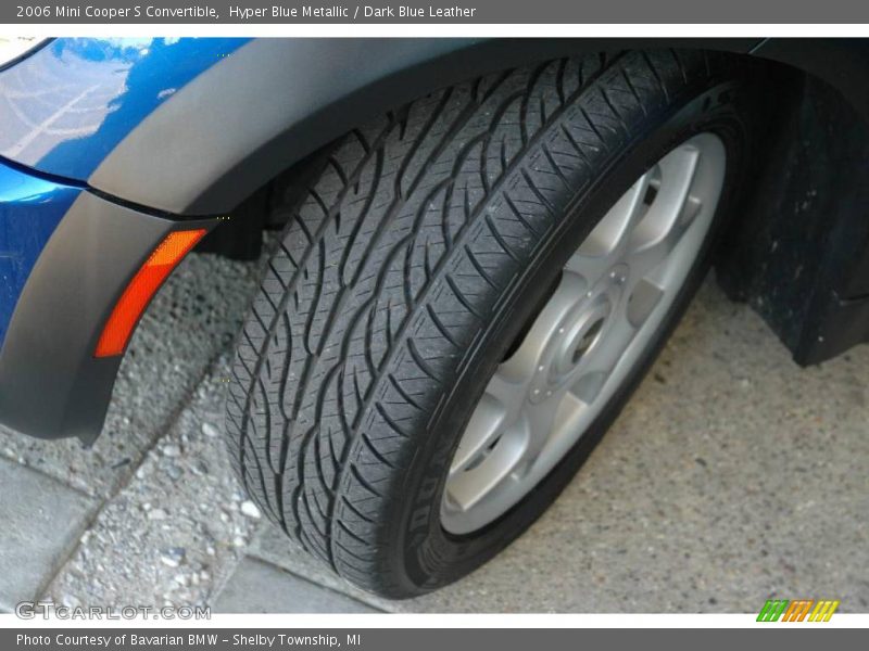 Hyper Blue Metallic / Dark Blue Leather 2006 Mini Cooper S Convertible