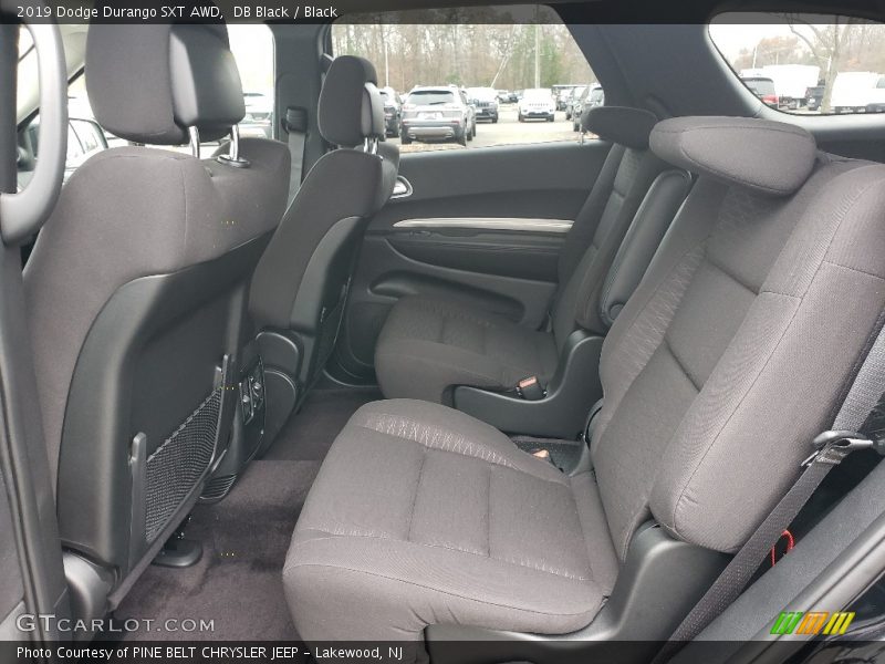 Rear Seat of 2019 Durango SXT AWD