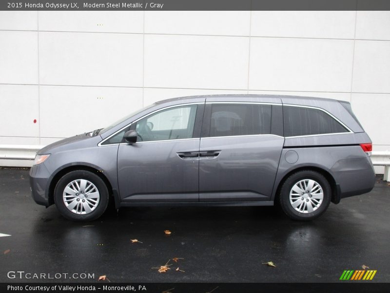 Modern Steel Metallic / Gray 2015 Honda Odyssey LX