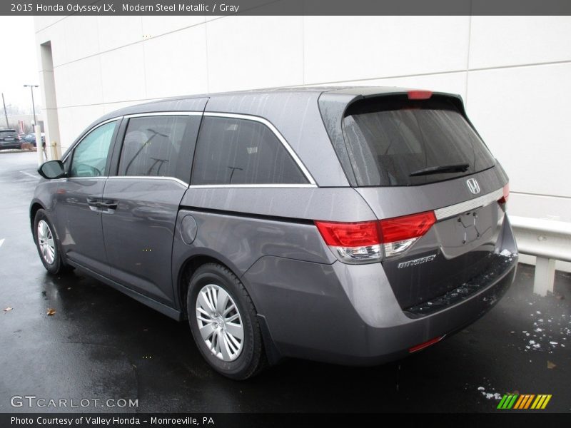 Modern Steel Metallic / Gray 2015 Honda Odyssey LX