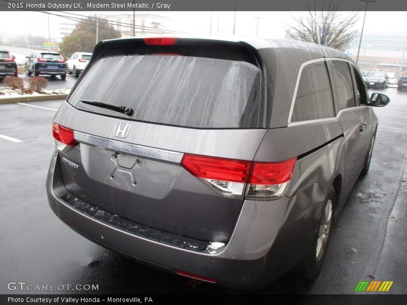 Modern Steel Metallic / Gray 2015 Honda Odyssey LX