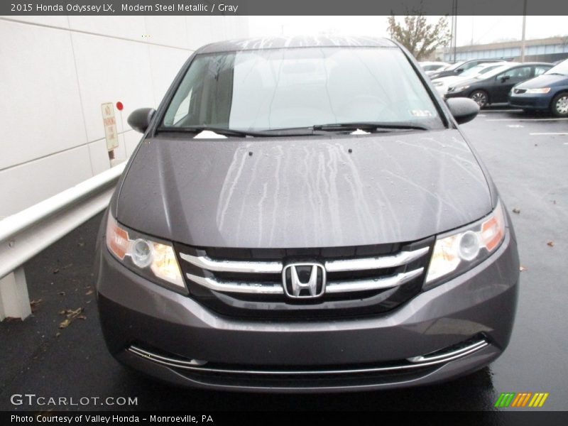Modern Steel Metallic / Gray 2015 Honda Odyssey LX
