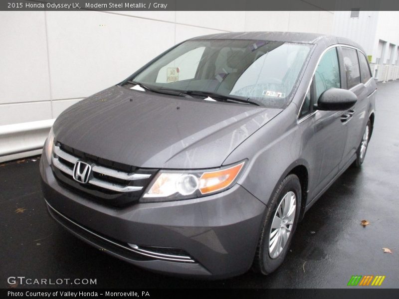 Modern Steel Metallic / Gray 2015 Honda Odyssey LX