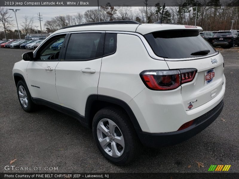 White / Black 2019 Jeep Compass Latitude 4x4