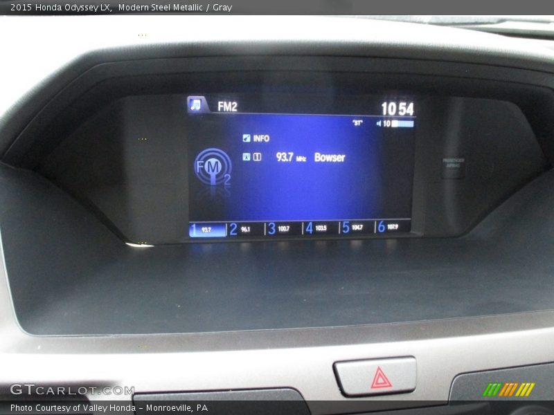 Modern Steel Metallic / Gray 2015 Honda Odyssey LX