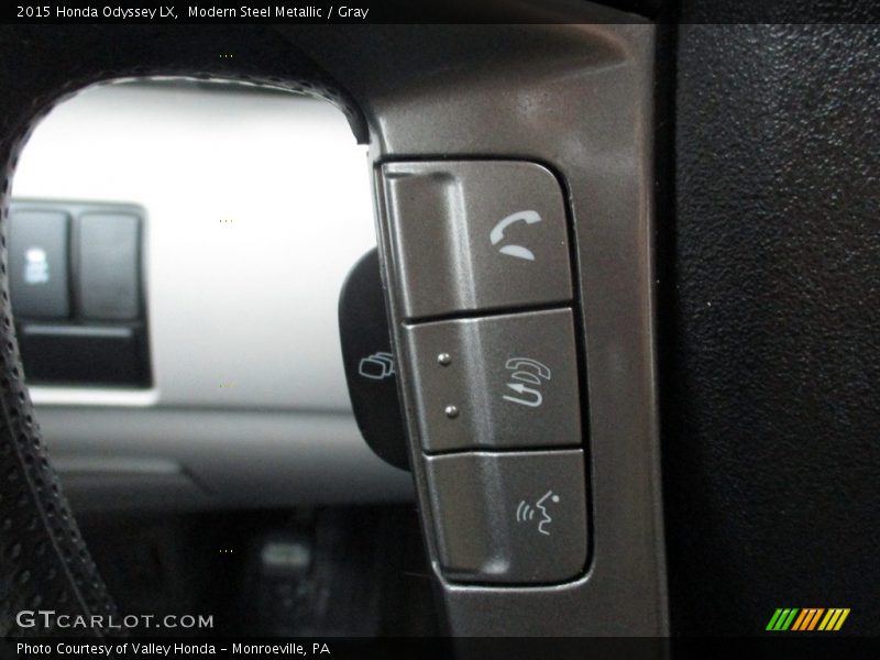 Modern Steel Metallic / Gray 2015 Honda Odyssey LX
