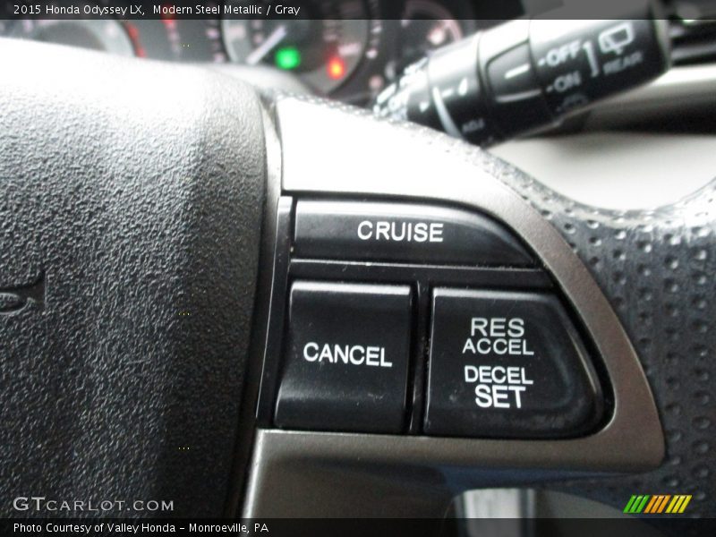 Modern Steel Metallic / Gray 2015 Honda Odyssey LX