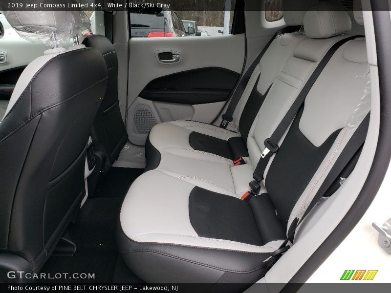 White / Black/Ski Gray 2019 Jeep Compass Limited 4x4