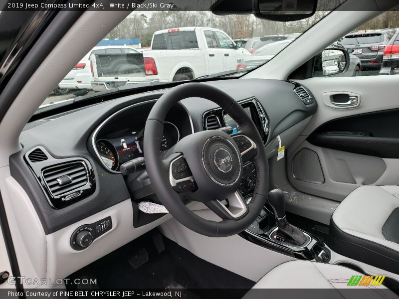 White / Black/Ski Gray 2019 Jeep Compass Limited 4x4