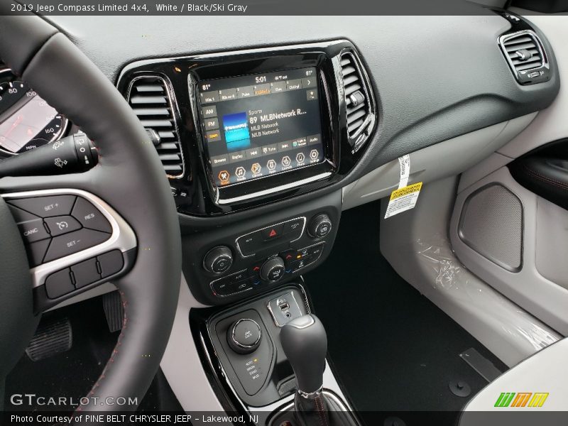 White / Black/Ski Gray 2019 Jeep Compass Limited 4x4