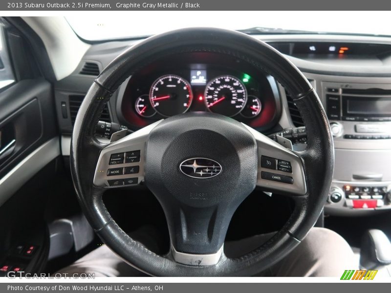 Graphite Gray Metallic / Black 2013 Subaru Outback 2.5i Premium