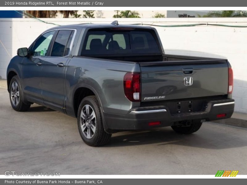 Forest Mist Metallic / Gray 2019 Honda Ridgeline RTL