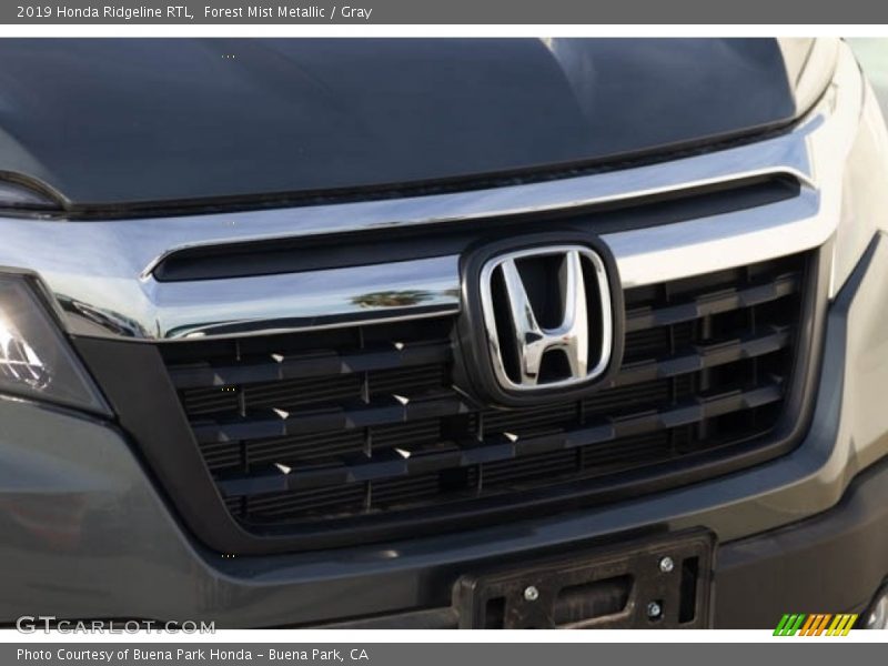 Forest Mist Metallic / Gray 2019 Honda Ridgeline RTL