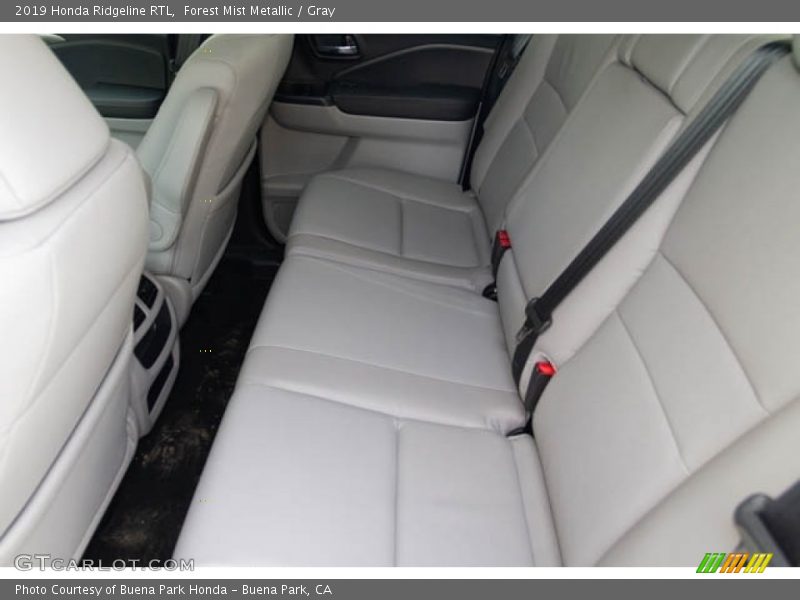 Rear Seat of 2019 Ridgeline RTL