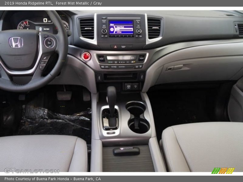 Dashboard of 2019 Ridgeline RTL
