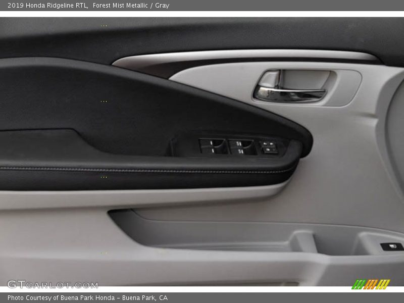 Forest Mist Metallic / Gray 2019 Honda Ridgeline RTL