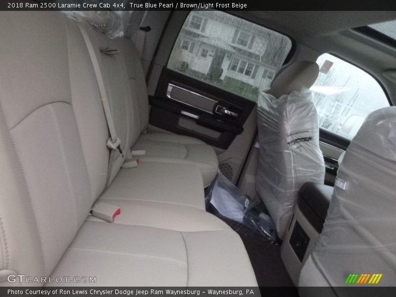 True Blue Pearl / Brown/Light Frost Beige 2018 Ram 2500 Laramie Crew Cab 4x4