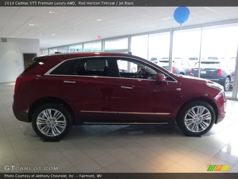 Red Horizon Tintcoat / Jet Black 2019 Cadillac XT5 Premium Luxury AWD