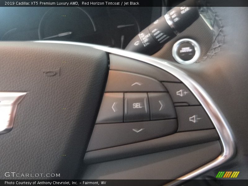 Red Horizon Tintcoat / Jet Black 2019 Cadillac XT5 Premium Luxury AWD